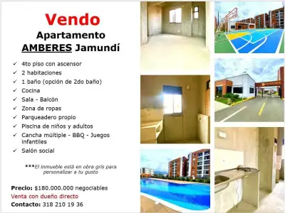 Apartamento en venta en Jamundi