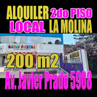 Local estratégico en javier prado – la molina | 200 m²
