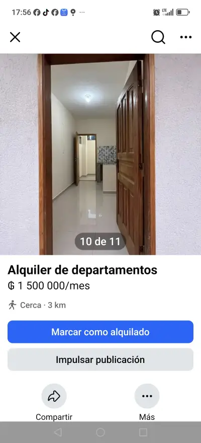 Departamento en alquiler en Mariano Roque Alonso - foto 4