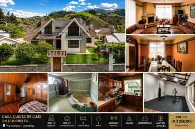 Casa quinta en chordeleg, cuenca de oportunidad