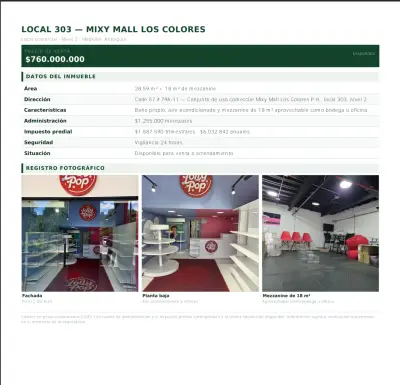 Local comercial en venta en Medellin - foto 2