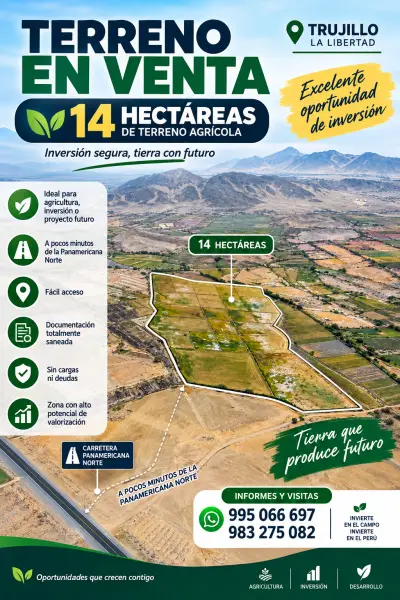 Terreno en venta en Pacasmayo