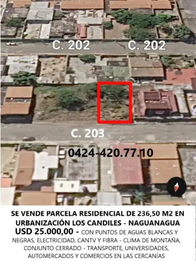 Venta de parcela residencial en calle cerrada
