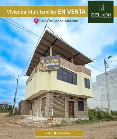 Se vende casa comercial y rentera