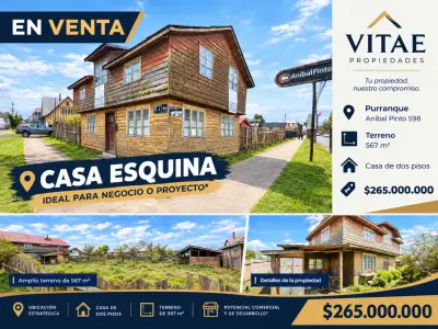Terreno/sitio en venta en Purranque