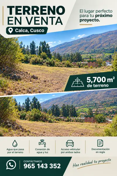 Terreno en venta en Calca - foto 5